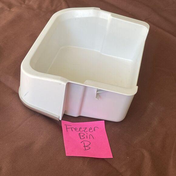 FRIGIDAIRE Side-By-Side Refrigerator White Door Freezer Replace Bin #2153905 B - Picture 3 of 12